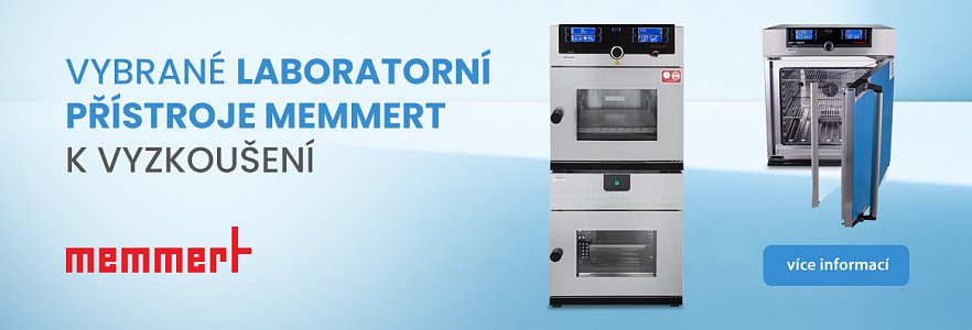 Laboratorní přístroje Memmert k vyzkoušení