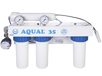 AQUAL 35 s ionexovou kolonou MIX 0,75 l a vodoměrem (bez digitálního konduktometru)