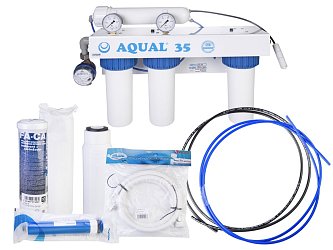AQUAL 35 s ionexovou kolonou MIX 0,75 l a vodoměrem (bez digitálního konduktometru)