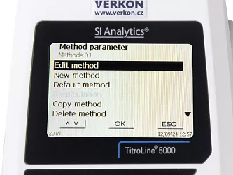 Automatický titrátor SI Analytics TitroLine 5000, typ 20/M2, displej