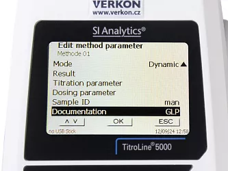 Automatický titrátor SI Analytics TitroLine 5000, typ 20/M2, displej