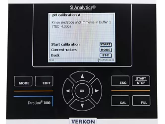 Automatický titrátor SI Analytics TitroLine 7000, typ 50/M1, displej