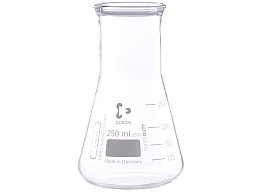 Baňka kuželová dle Erlenmeyera širokohrdlá, silnostěnná, DURAN
