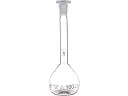 Baňka odměrná, třída přesnosti A, s NZ a PE zátkou, ověřená, SIMAX