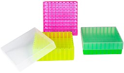 Box na mikrozkumavky 0,5/1,5/2,0 ml, s víkem, PP