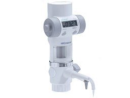 Solarus je manuální dávkovací a titrační byreta s digitálním displejem. Vyrábí se v objemu 10, 20 nebo 50 ml. Součástí dodávky není zásobní láhev.
