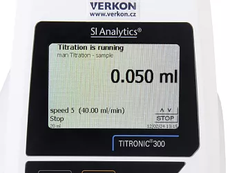 Digitální byreta SI Analytics TITRONIC 300/20 M2, displej