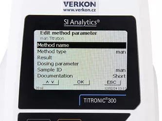 Digitální byreta SI Analytics TITRONIC 300/20 M2, displej