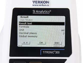 Digitální byreta SI Analytics TITRONIC 300/20 M2, displej