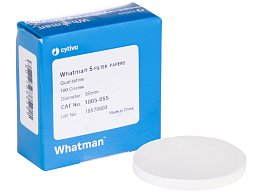 Filtrační papír pro kvalitativní analýzu, Grade 5, kruhové výseky, Whatman