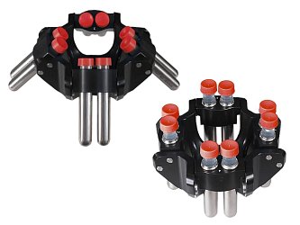 Rotor včetně úhlových i výkyvných adaptérů, závěsů a redukcí pro 5,7- a 10ml zkumavky Vacutainer (BLOOD KIT).