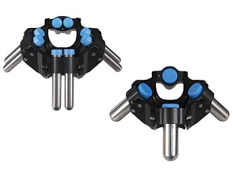 Rotor včetně úhlových adaptérů a závěsů pro 15- a 50ml zkumavky typu Falcon.