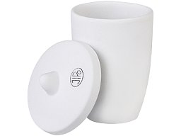 Kelímek pro stanovení prchavé kapaliny, porcelánový s víčkem