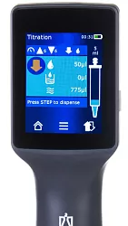 Krokovací pipeta HandyStep touch S se šesti provozními režimy