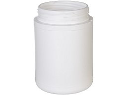 Láhev na chemikálie, širokohrdlá, bez uzávěru, HDPE