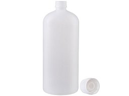 Láhev úzkohrdlá se šroubovým uzávěrem, PE