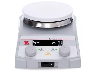 Typ e-G31HSRDS s pracovní plochou o Ø 135 mm a teplotním rozsahem +5 °C nad teplotou okolí až 380 °C.
