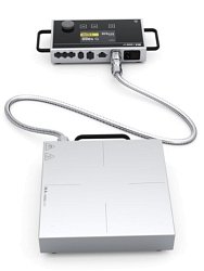 Ovládací panel je s míchačkou spojen kabelem a je vybaven rozhraním USB, RS232, Ethernet a analogovým vstupem a výstupem.