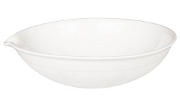 Miska odpařovací porcelánová, polohluboká s výlevkou