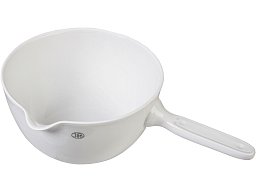 Miska odpařovací porcelánová s plochým dnem a držadlem