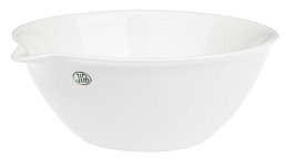 Miska odpařovací porcelánová s plochým dnem a výlevkou