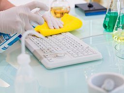 Novinka: hygienické klávesnice a myši GETT