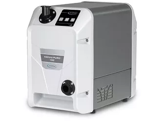 Suchá šroubová čerpadla VACUU·PURE přináší výhody bezolejové vakuové technologie v rozsahu až 10 mbar. Lze je použít v celém tlakovém rozsahu od atmosférického tlaku až po konečné vakuum.