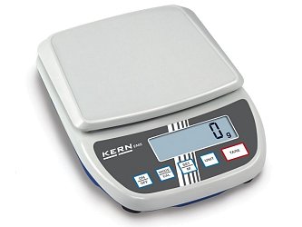 Série vah Kern EMS nabízí modely s váživostí 6 000 nebo 12 000 g a velkou vážní deskou 175 x 190 mm. Pracovní režimy: vážení, počítání kusů, recepturní vážení, procentuální vážení. Provoz na baterie i napájení ze sítě.