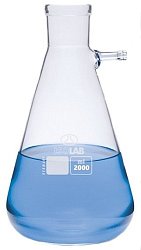 Silnostěnné odsávací láhve se skleněnou olivkou jsou vhodné pro vakuovou filtraci. Nabízíme je v objemu 100, 250, 500, 1 000 a 2 000 ml (kuželovitý tvar) a 3 000, 5 000, 10 000, 15 000 a 20 000 ml (válcovitý tvar).