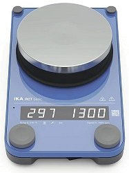 RCT basic je univerzální magnetická míchačka s velmi dobrou magnetickou přilnavostí a kapacitou 20 l (H2O). Otáčky i teplota se nastavují pomocí otočných knoflíků a nastavované údaje lze kontrolovat na dobře čitelném LED displeji.
