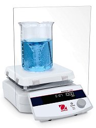 Magnetická míchačka e-G52ST07C ze série Ohaus Guardian 5000 Next Gen je vybavena časovačem a rozhraním RS232. Je určena pro míchání kapalin do objemu 20 l (H2O).