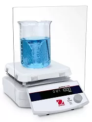 Magnetická míchačka e-G52ST07C ze série Ohaus Guardian 5000 Next Gen je vybavena časovačem a rozhraním RS232. Je určena pro míchání kapalin do objemu 20 l (H2O).