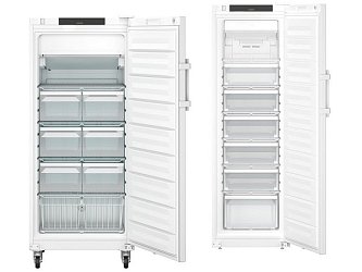 Laboratorní mrazničky Liebherr Perfection série SFFvh splňují nejpřísnější kritéria ohledně bezpečnosti a spolehlivosti. Všechny modely této série splňují i normu DIN 13277 pro skladování léků a vakcín.