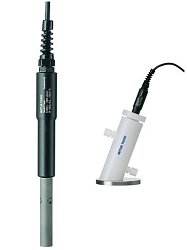 Digitální vodivostní elektroda Mettler Toledo InLab Trace pro velmi přesná měření vzorků s nízkým rozsahem konduktivity, jako je čistá a ultračistá voda. V nabídce najdete i speciální průtokovou nádobku určenou pro tuto elektrodu.