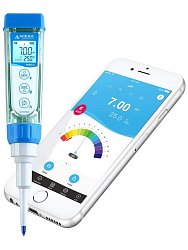Nová generace přenosných pH metrů série 60-Z Smart je skvělou volbou pro rychlé a přesné měření pH v terénu. Umožňuje propojení s chytrým telefonem.