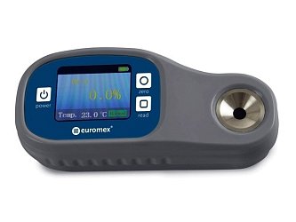 Digitální refraktometry Euromex poskytují přesné a rychlé výsledky měření.