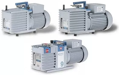 Jednostupňové rotační olejové vývěvy Vacuubrand dosahují vysoké čerpací rychlosti při velmi nízkém tlaku. Série RE nabízí 2 modely s mezním tlakem méně než 0,1 mbar a 1 model s mezním tlakem méně než 0,3 mbar.