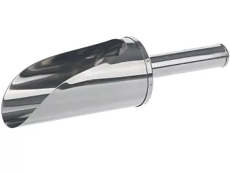Nerezové lopatky na chemikálie s objemem 120, 450, 1000, 1500 a 2000 ml.