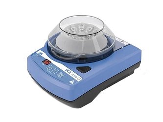 Centrifuga IKA mini G je malá stolní odstředivka určená pro práci s mikrozkumavkami, PCR stripy a HPLC zkumavkami. Je vhodná pro jednoduché a rychlé aplikace a své uplatnění najde ve všech typech laboratoří.