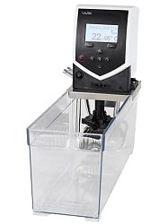 Oběhové termostaty Lauda ECO Silver a ECO Gold s průhlednou lázní jsou určeny pro práci v uzavřených systémech při teplotách 20 až 100 °C. K dispozici jsou 4 typy polykarbonátové lázně o objemu 6 až 20 litrů.
