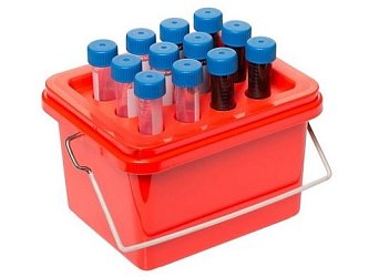 Stolní chladicí boxy slouží pro ochranu citlivých vzorků v 15ml centrifugačních zkumavkách běžně skladovaných v chladničkách. V případě přepravy nebo práce se vzorky udrží stálou teplotu 0 °C po dobu 2 hodin.