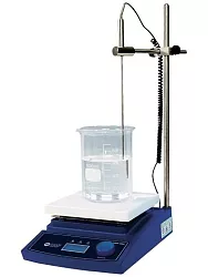Série MSH-D nabízí 2 modely magnetických míchaček s velmi dobrou magnetickou přilnavostí a kapacitou 20 l (H2O). Otáčky, teplota i čas se nastavují pomocí otočného knoflíku s možností kontroly na LCD displeji.