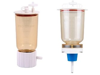 Plastové filtrační nálevky Rocker o objemu 300 nebo 500 ml mají vynikající mechanickou i teplotní odolnost. S nástavcem pro membránový filtr jsou spojeny pomocí zámku Spin-Lock nebo magnetu. Toto spojení je velmi rychlé a stabilní.