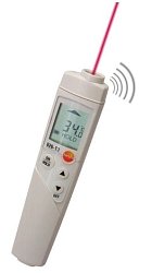 Testo 826-T2 je kompaktní teploměr určený pro bezkontaktní měření povrchové teploty. Poskytuje rychlé a přesné výsledky, zároveň splňuje požadavky HACCP. Své uplatnění najde zejména v potravinářském průmyslu.
