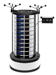 Prosévačky Retsch AS 450 basic a control se používají v kombinaci s analytickými síty o průměru 400 nebo 450 mm pro rychlé prosévání většího množství materiálu a lze je použít pro suchý i mokrý prosev.