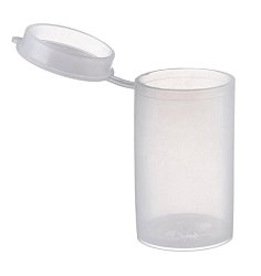 Nádobka na vzorky se zaklapávacím víčkem, LDPE je dostupná v objemu 1, 2,5, 5, 8, 20, 25 nebo 35 ml. Je vhodná i pro styk s potravinami dle nařízení (EU) č. 10/2011.