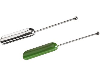 Nerezové navažovací lopatky o délce 200, 220, 235 a 250 mm a šířce 31 mm.