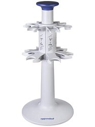 Otočný stojan Carousel pro 6 jedno- nebo vícekanálových pipet Eppendorf Research nebo Research plus je vítaným pomocníkem v každé laboratoři..