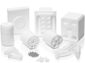 PTFE adaptéry pro mikrozkumavky Eppendorf.