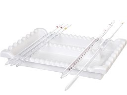Podnos na pipety, PVC